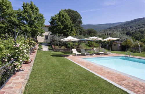 Cortona Villa | Wonderful private villa with private pool, A/C, WIFI, TV, patio, panoramic view, close to Cortona