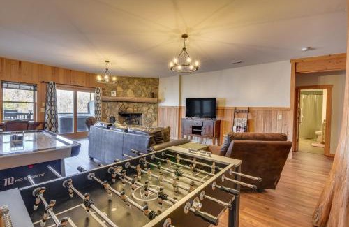 Sapphire House | Wooded Cabin Mtn Views, Hot Tub and 2 Decks!