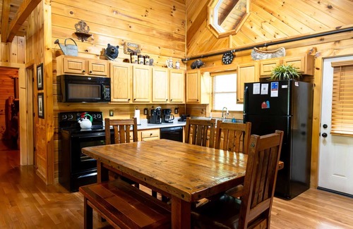 Big Cedars House | Wooded Cabin, Under 1 mile from Big Cedar, Firepit