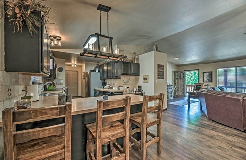 Ruidoso Cabin | Wooded Ruidoso Hideaway w/Deck: Ski, Hike & Golf!
