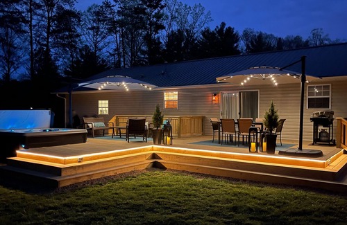 Arden House | Wooded Valley Oasis | Private Hot Tub, Firepit, Alfresco Dining | Near Trails