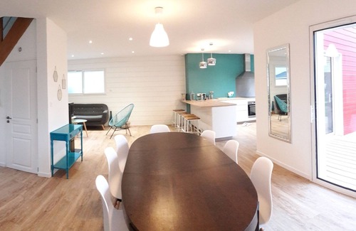 Denneville House | Wooden house 4* 50m from the beach - 12 pers - Denneville - Cotentin