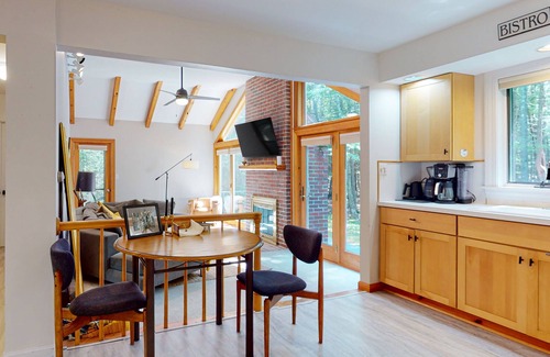 Bath House | Woodland home with screened porch, 2 living rooms - near historic waterfront