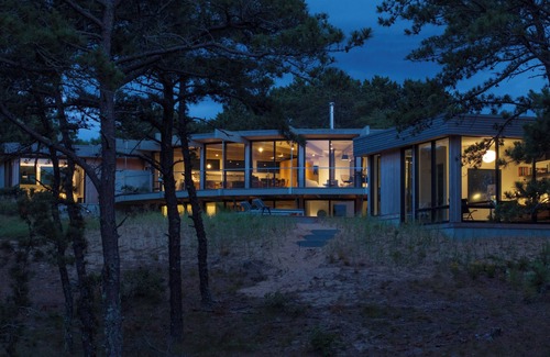 Indian Neck Heights House | Woodland Zen Retreat Heated Pool Hot Tub Fire Pit