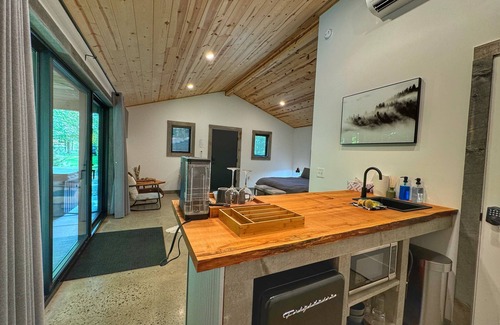 Madison Cabin | Woodside Cabins w/Hot Tub, Deck & Trails on Picturesque Wine Country Estate