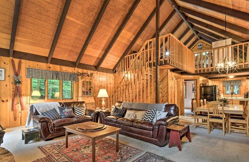 Wardsboro Cabin | Woodsy Cabin w/ Fire Pit ~ 8 Mi to Mount Snow