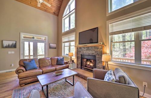 Boone House | Woodsy Mountain-View Getaway with Hot Tub!
