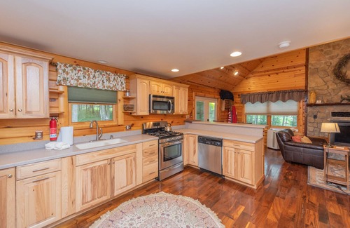 McHenry House | Woodsy Retreat w/Fireplace, Hot Tub & Fire Pit