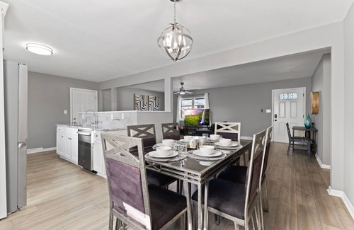 Jeffersonville - Clarksville House | Work&Play: Work Friendly, Ping Pong, & Grill