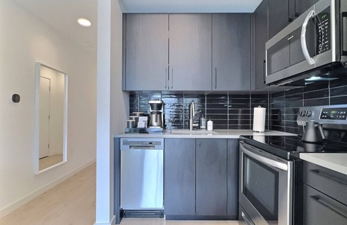 Five Points South Apartment | Work Trip Ready | Tesla Rides | Gym | Near UAB