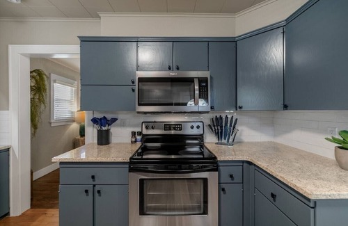 Downtown House | WOW! Updated Downtown Bentonville Charmer w/HOT TUB, Secure Bike Storage