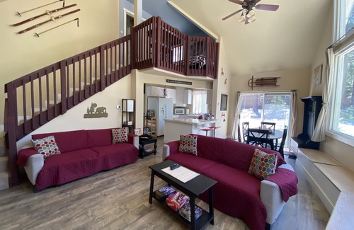 Wrightwood Ski Chalet | Wrightwood chalet with a/c, fireplace, elevated deck and beautiful views.