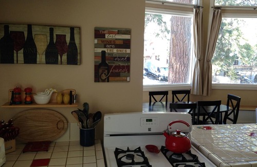 Wrightwood Ski Chalet | Wrightwood chalet with a/c, fireplace, elevated deck and beautiful views.