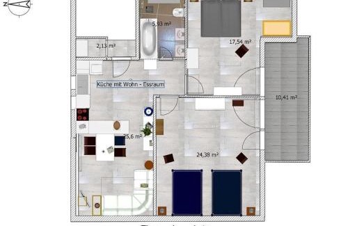 Weitramsdorf Apartment | Wunderschöne klimatisierte Wohnung in Weidach