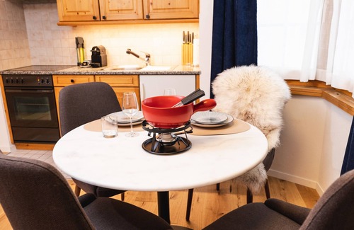 Klosters Platz Apartment | Wunderstay Alpine 16 Chic Studio Central Location Vrbo