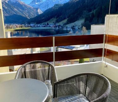 Engelberg Apartment | Wunderstay Alpine 303 New Studio with Lake & Mountain View