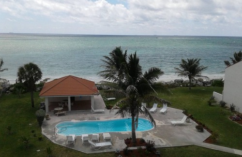 Williams Town Condo | Your oceanfront row seat to a spectacular nature show!