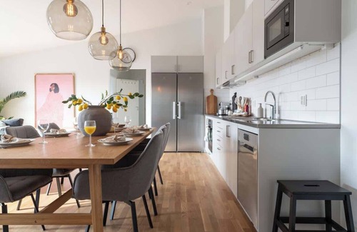 Bastad Condo | Youthful 3BR Flat w Balcony and Hobby Game Board