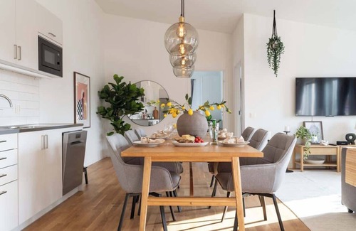 Bastad Condo | Youthful 3BR Flat w Balcony and Hobby Game Board