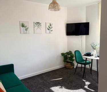 Old Trafford Apartment | Zelena Luxurious Apartment, Private Parking, Fast Wi-Fi, Self Check-In Anytime Perfect For Late Arrivals, 5 Minutes to Old Trafford Stadium