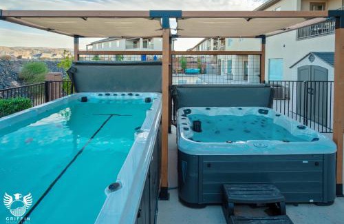 Hurricane House | Zion Village Earth & Fire, Private Swim Spa and Hot Tub