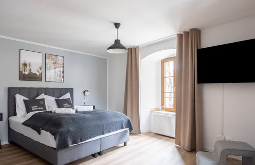 Zwickau Apartment | Zwickau Hauptmarkt | Suite XL + Sofa Bed (LT)