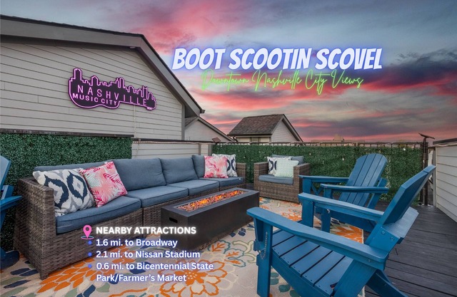 1.6mi to Downtown | Rooftop | City View | Firepit