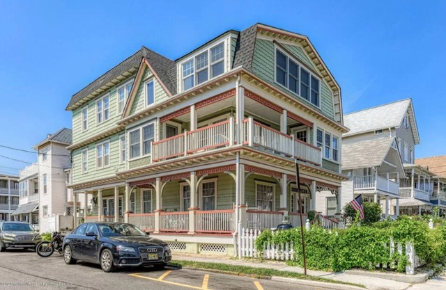 1 Block from Beach with Ocean Views from Two Levels of Wraparound Porches