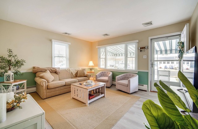 1 Block to Brigantine Beach: Breezy Home w/Patio!