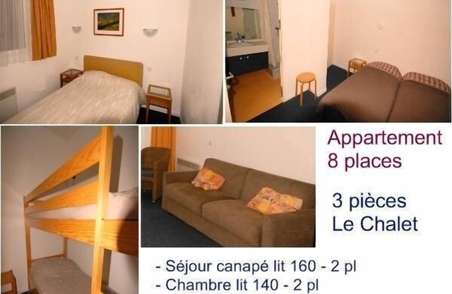 150m from ski slopes, 1st floor, view ski slopes, fitness, swimming pool, sauna, tv, ski locker