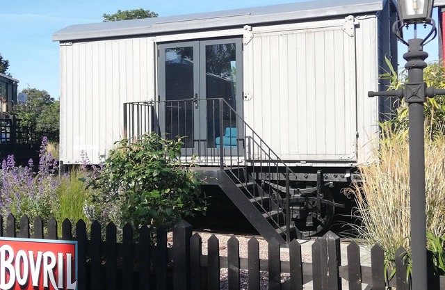 1944 Ammunition Wagon - Original train carriage - Sleeps 4 - Watch steam trains only 20ft away