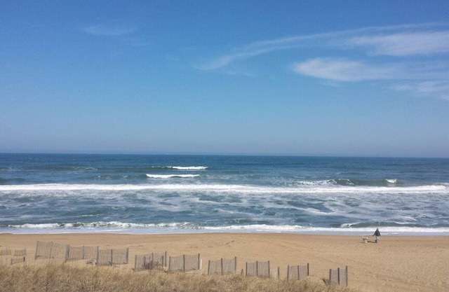 1st floor end unit 1 block to beach access and shops. Great reviews Great rates.