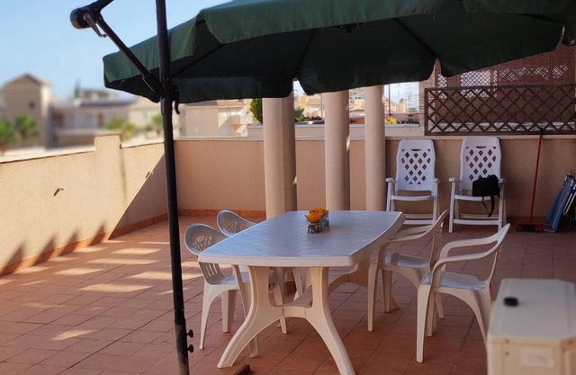 2-bedroom apartment. Large terrace. Close to beaches.
