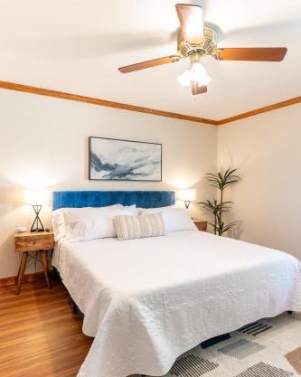2 Bedroom ,King Bed,Tvs, Kids essentials, office, Grill, Crib, in Bond park