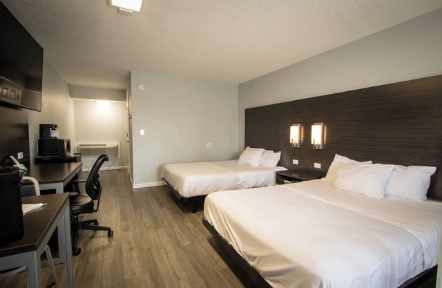 2 Double Beds Accessible Non Smoking at Envi Boutique Hotel