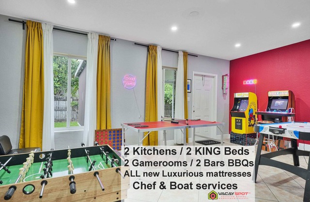 2 Homes, King Beds, for 23 NearBeach/Airport