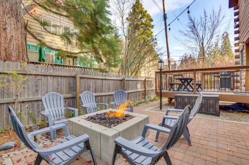 2 Mi to Lake Arrowhead Village Pet-Friendly Cabin