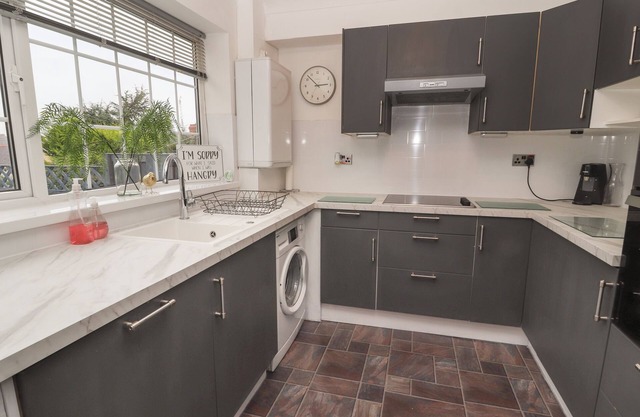 28 ALWEN DRIVE, pet friendly, with a garden in Rhos-On-Sea