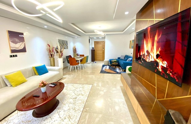 3-bedroom apartment in fabulous Casablanca with AC, WiFi