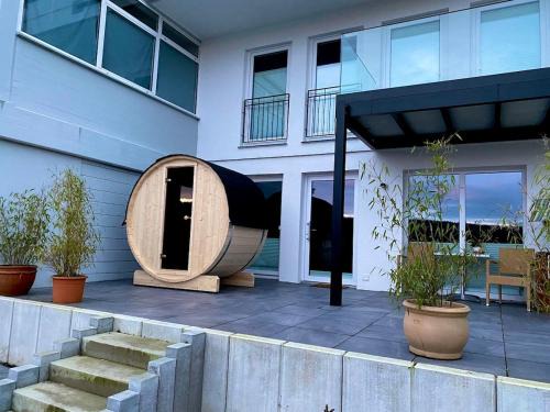 3 Ommi Kese Garden See Suite Terrasse Fasssauna am Biggesee