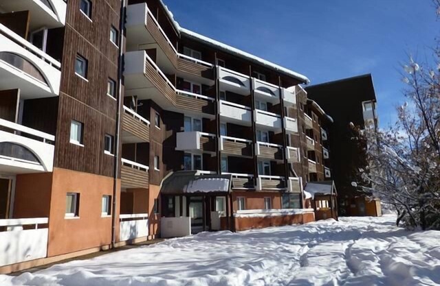 300m from ski lifts, 3rd floor, balcony, tv, ski locker, 31m², Alpe d'Huez
