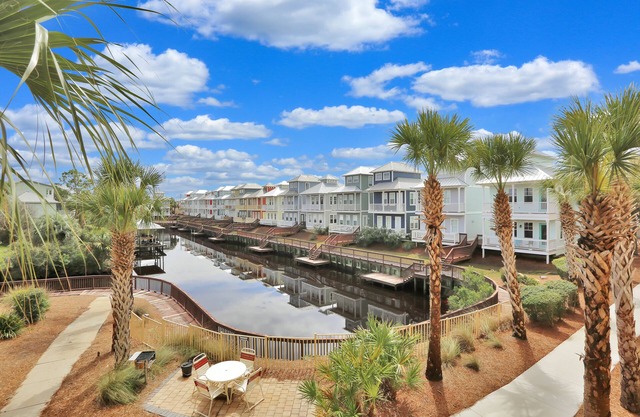 3BR Condo on Canal, Walk from Beach with Community Pool ~ Waterside 203