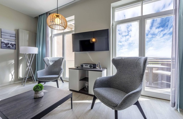 5-star vacation apartment Ostseeperle between the Baltic Sea and the Bodden