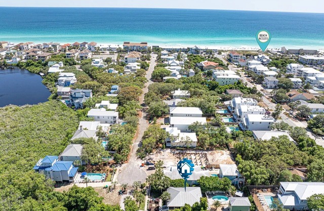 5BR/4BR Oasis w/Pool, Bar, Firepit – Sleeps 14, multi-family, <5 Mins to Beach!