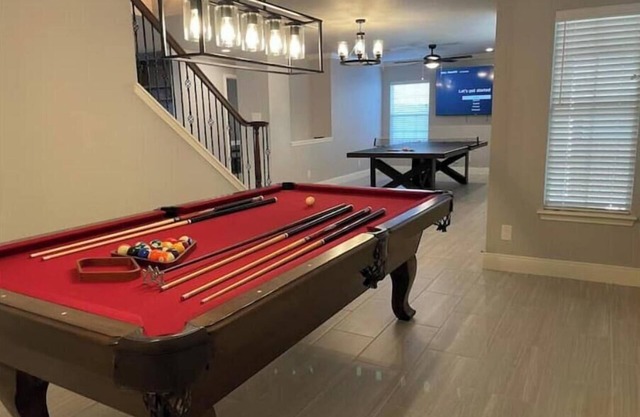 6 bed 120” theater ping pong pool table Stone Oak