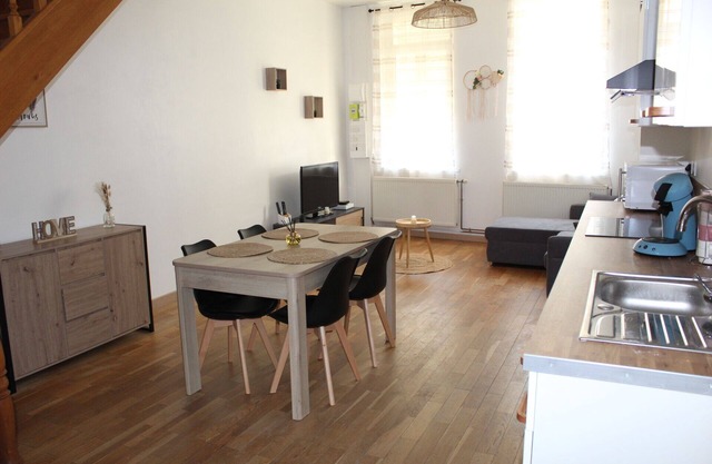 60 m2 duplex apartment in town center
