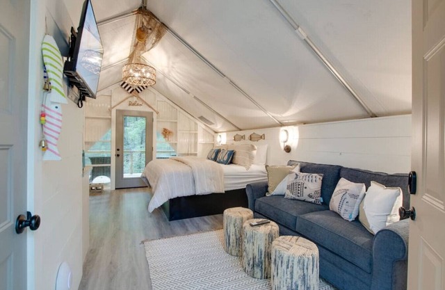 #7 Fishing Lure Luxury Glamping Tent Fishing Theme
