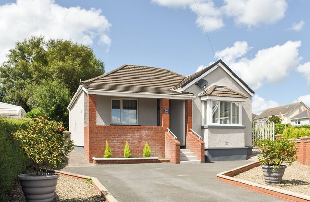 A beautiful bungalow overlooking the coastal town of Llanelli.