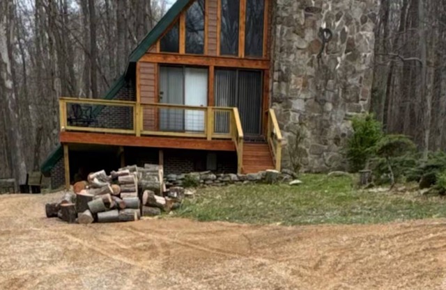 A-Frame-Away cozy secluded cabin minutes from 7Springs