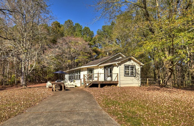 A rustic modern, authentic farmhouse built in 1950 in Ellijay wine country!